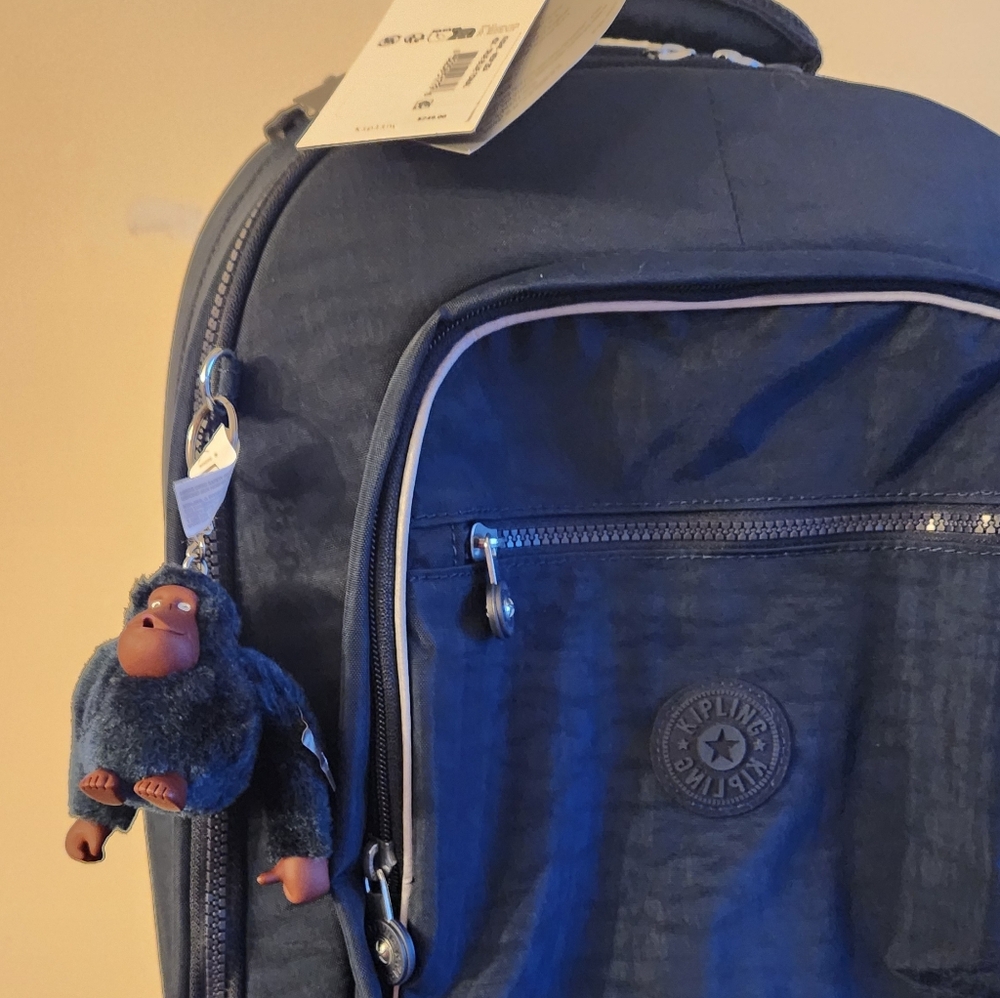 Kipling Navy Gaze Large Rolling Backpack - image 8